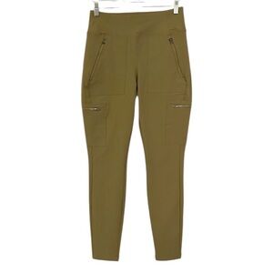 Athleta Headlands Hybrid Cargo Pants Size 4 Lime Green